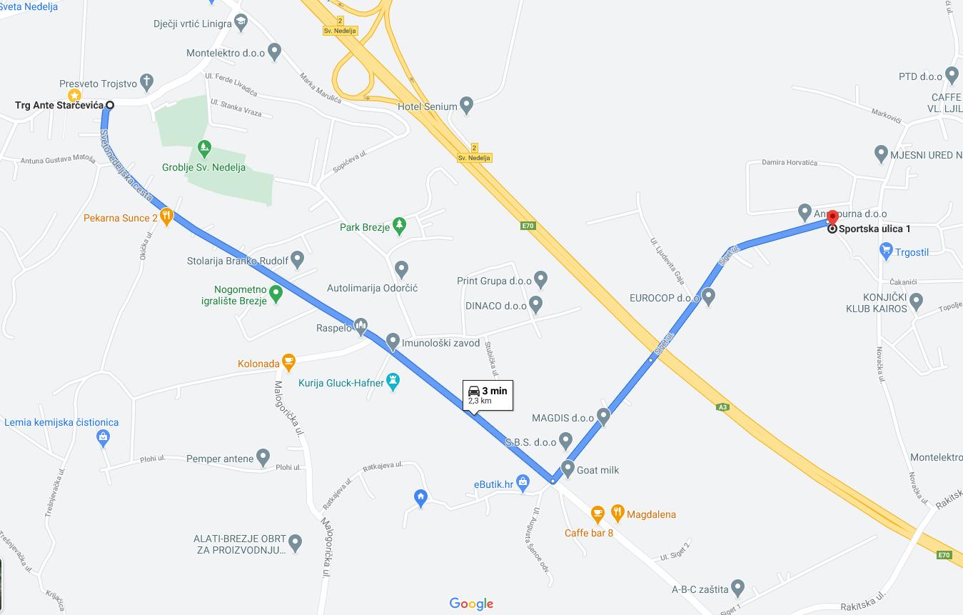 OBAVIJEST O ODRŽAVANJU SASTANAKA